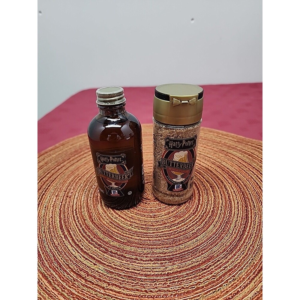 McCormick Harry Potter ButterBeer Finishing Sugar & Extract Limited Edition NEW